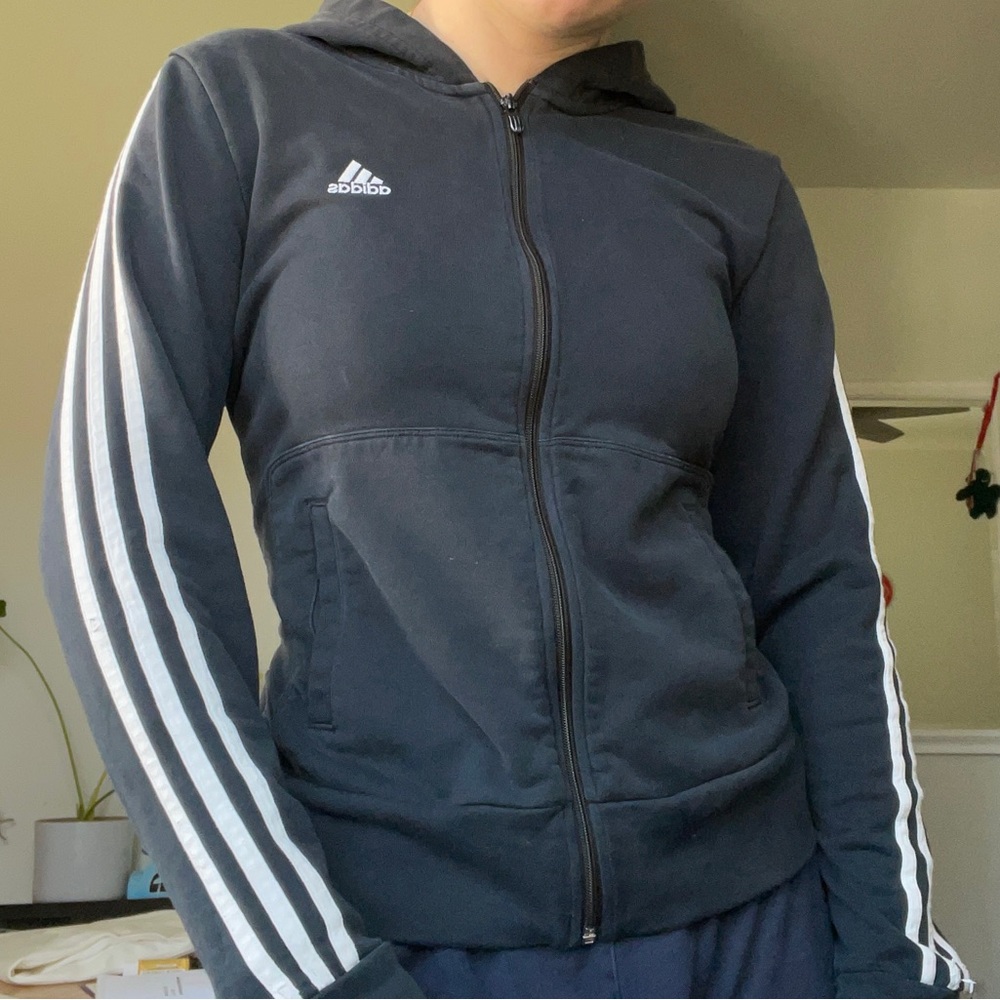 Adidas vintage zip up